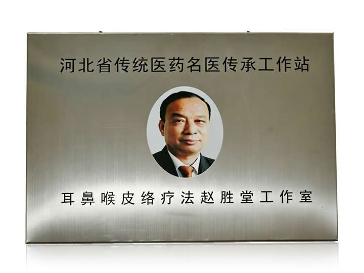 河北省传统医药名医传承工作站牌匾