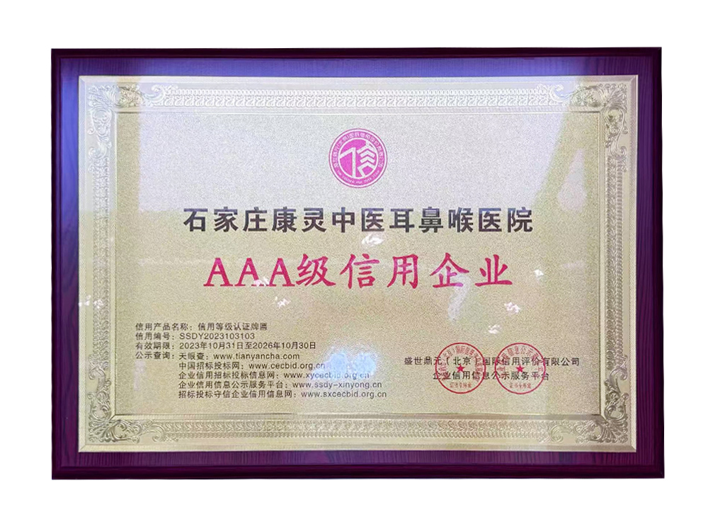 AAA级信用企业证书